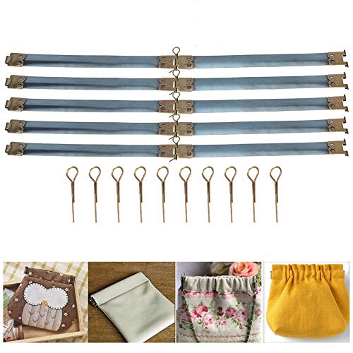 Cikonielf 10Pcs Metall interne Flex Frames Verschluss Handtasche Scharniere Feder Clip Tasche Kussverschluss für DIY Craft Münzgeldbörse Nähen Handcraft Zubehör Cikonielf 10Pcs Metall interne Flex Frames Verschluss Handtasche Scharniere Feder Clip Tasche Kussverschluss für DIY Craft Münzgeldbörse Nähen Handcraft Zubehör von Cikonielf