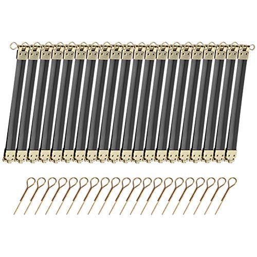 Cikonielf 20 Stück interner Flex-Rahmen, langlebiger Kiss-Lock-Verschluss für DIY-Handwerk, Geldbörse, Tasche, Geldbörse, Nähen von Cikonielf
