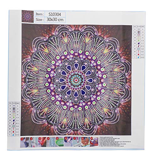 Cikonielf 5D Diamond Painting Kits DIY Malwerkzeug Set Mandala Flower Strass Diamond Paintings Bilder Bunte Wanddekoration für Wohnzimmer von Cikonielf