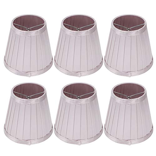 Cikonielf Lampenschirm,6 Stück Lampenschirm Stoff Lichtschirm für E14 Bulb Interface Wandleuchte Deckenleuchte Abdeckung Ersatz Lila Cikonielf Lampenschirm,6 Stück Lampenschirm Stoff Lichtschirm für E14 Bulb Interface Wandleuchte Deckenleuchte Abdeckung Ersatz Lila von Cikonielf