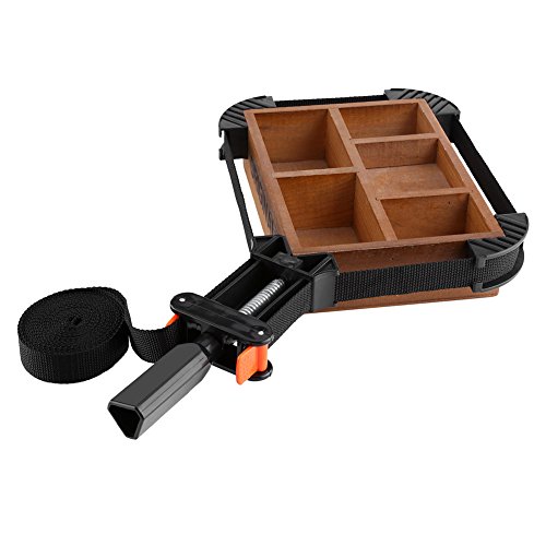 Cikonielf Multifunktionale Eckklemme, Zange, Gurt, 4 Backen, Bilderrahmen, Holz, Schwarz von Cikonielf