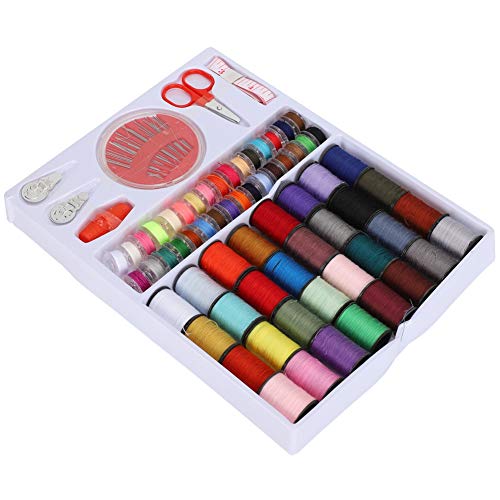Nähset Nähzubehör Tragbare Nähsets Nähzeugs DIY Nähzubehör für Anfänger Kinder Reisende Nähmaschine von Cikonielf