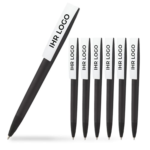 Cimpress 100x Kugelschreiber selbst gestalten, Personalisierter Stift, Ballpoint Pen mit eigenem Logo, Ideal als Werbegeschenk für Arbeitskollegen und Kunden, Geschenk für Jubiläum Geburtstag Cimpress 100x Kugelschreiber selbst gestalten, Personalisierter Stift, Ballpoint Pen mit eigenem Logo, Ideal als Werbegeschenk für Arbeitskollegen und Kunden, Geschenk für Jubiläum Geburtstag von Cimpress
