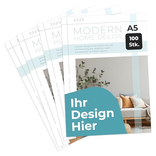 Cimpress Flyer A5 Vertikal selbst gestalten mit Wunschdesign, 100 Stück, mattes Papier, ideal für Markenaufbau, Events und Unternehmen Cimpress Flyer A5 Vertikal selbst gestalten mit Wunschdesign, 100 Stück, mattes Papier, ideal für Markenaufbau, Events und Unternehmen von Cimpress