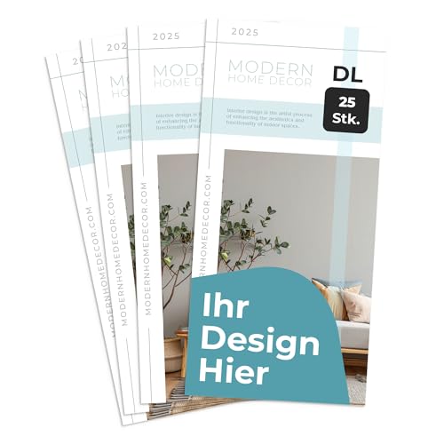Cimpress Flyer DL Vertikal selbst gestalten mit Wunschdesign, 25 Stück, mattes Papier, ideal für Markenaufbau, Events und Unternehmen Cimpress Flyer DL Vertikal selbst gestalten mit Wunschdesign, 25 Stück, mattes Papier, ideal für Markenaufbau, Events und Unternehmen von Cimpress