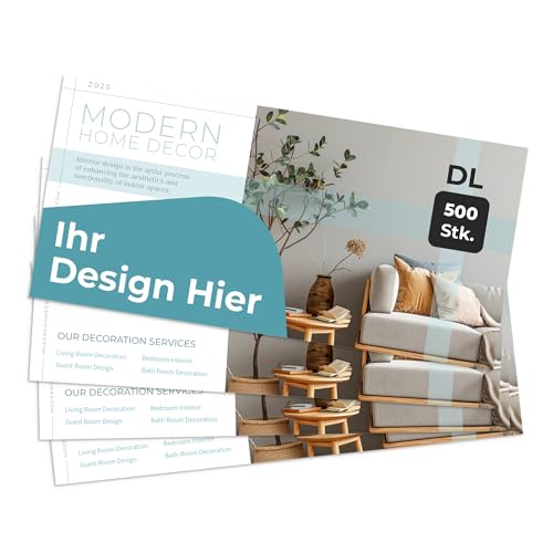 Cimpress Personalisierte Flyer Custom - Gedruckte Flyer in DL Horizontal, 500 Stück - Laden Sie Ihr Design für Business oder Event Marketing Flyer Hochwertiger Business Druck Cimpress Personalisierte Flyer Custom - Gedruckte Flyer in DL Horizontal, 500 Stück - Laden Sie Ihr Design für Business oder Event Marketing Flyer Hochwertiger Business Druck von Cimpress