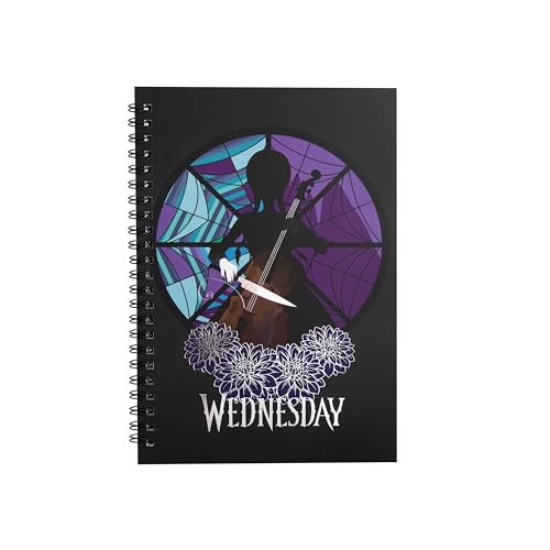 Cinereplicas Wednesday - Wednesday mit Cello-Notizbuch - 14.5 * 21cm - Offizielle Lizenz Cinereplicas Wednesday - Wednesday mit Cello-Notizbuch - 14.5 * 21cm - Offizielle Lizenz von Cinereplicas