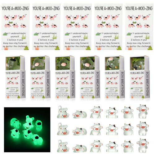 Cinnvoice 48 Sets Wertschätzungsgeschenke für Mitarbeiter, leuchtende Harz-Tiere, Atembox, Partygeschenk, Teambildung, emotionale Unterstützung, Geschenk, positives Dankeschön für Mitarbeiter Cinnvoice 48 Sets Wertschätzungsgeschenke für Mitarbeiter, leuchtende Harz-Tiere, Atembox, Partygeschenk, Teambildung, emotionale Unterstützung, Geschenk, positives Dankeschön für Mitarbeiter von Cinnvoice
