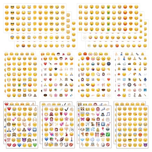 22 Blätter Smiley Aufkleber, Smiley Sticker, Sticker Smiley, Lustig Emoji Aufkleber, Notizbuch Dekoration,Emoticon Aufkleber, Anreizaufkleber für Kinder,Emoji Sticker für Lehrer,Notizbuchdekorationen 22 Blätter Smiley Aufkleber, Smiley Sticker, Sticker Smiley, Lustig Emoji Aufkleber, Notizbuch Dekoration,Emoticon Aufkleber, Anreizaufkleber für Kinder,Emoji Sticker für Lehrer,Notizbuchdekorationen von Cinsersr