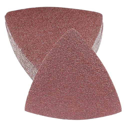 Cionyce Dreieck-Schleifpads, Körnung 60, Schleifpapier, Detailschleifer, 80 mm, Schleifpapier, Klett-Schleifpapier, 100 Stück Cionyce Dreieck-Schleifpads, Körnung 60, Schleifpapier, Detailschleifer, 80 mm, Schleifpapier, Klett-Schleifpapier, 100 Stück von Cionyce