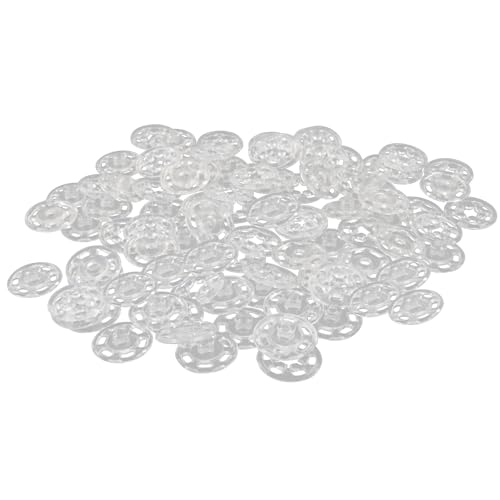 Cionyce Kunststoff-Druckknöpfe zum Aufnähen, 15 mm, transparent, zum Nähen, Hemden, Nähen, Kleidung, Basteln, 100 Stück Cionyce Kunststoff-Druckknöpfe zum Aufnähen, 15 mm, transparent, zum Nähen, Hemden, Nähen, Kleidung, Basteln, 100 Stück von Cionyce