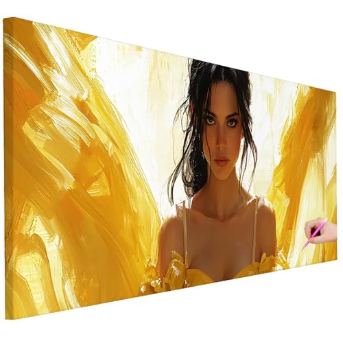 Diamond Painting Erwachsene Aesthetic Diamond Painting XXL 200x80cm 5D DIY Frau Diamant Kunst Groß Set Basteln Erwachsene Diamant Malerei Stickerei Kreuzstich Set für Deko Wohnzimmer Geschenke J-60 von Ciooyxee