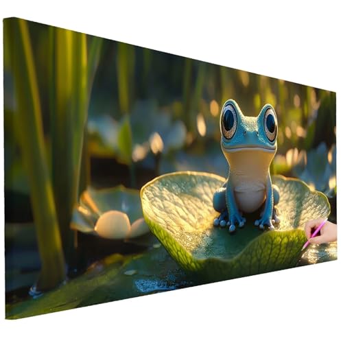 Diamond Painting Erwachsene Niedlich Diamond Painting XXL 250x100cm 5D DIY Tiere Diamant Kunst Groß Set Basteln Erwachsene Diamant Malerei Stickerei Kreuzstich Set für Deko Wohnzimmer Geschenke D-08 von Ciooyxee