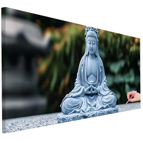 Diamond Painting Erwachsene Religion Diamond Painting XXL 100x40cm 5D DIY Retro Diamant Kunst Groß Set Basteln Erwachsene Diamant Malerei Stickerei Kreuzstich Set für Deko Wohnzimmer Geschenke B-30 von Ciooyxee