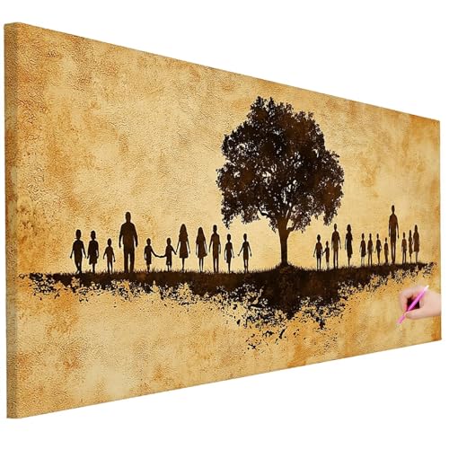 Diamond Painting Erwachsene Retro Diamond Painting XXL 150x60cm DIY Baum Diamant Kunst Groß Set Basteln Erwachsene Diamant Malerei Stickerei Kreuzstich Set Deko Wohnzimmer Geschenke für Frauen B-70 von Ciooyxee