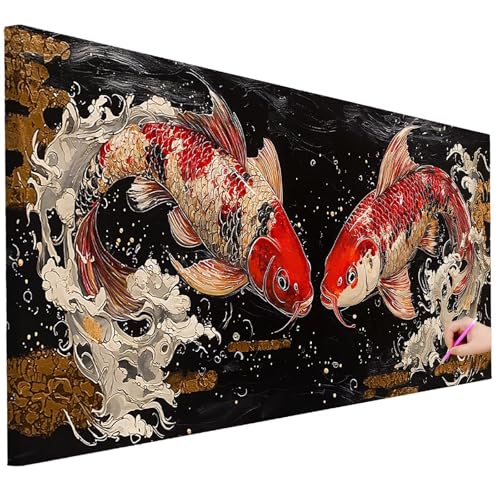 Diamond Painting Erwachsene Retro Diamond Painting XXL 150x60cm DIY Fisch Diamant Kunst Groß Set Basteln Erwachsene Diamant Malerei Stickerei Kreuzstich Set Deko Wohnzimmer Geschenke für Frauen I-53 Diamond Painting Erwachsene Retro Diamond Painting XXL 150x60cm DIY Fisch Diamant Kunst Groß Set Basteln Erwachsene Diamant Malerei Stickerei Kreuzstich Set Deko Wohnzimmer Geschenke für Frauen I-53 von Ciooyxee