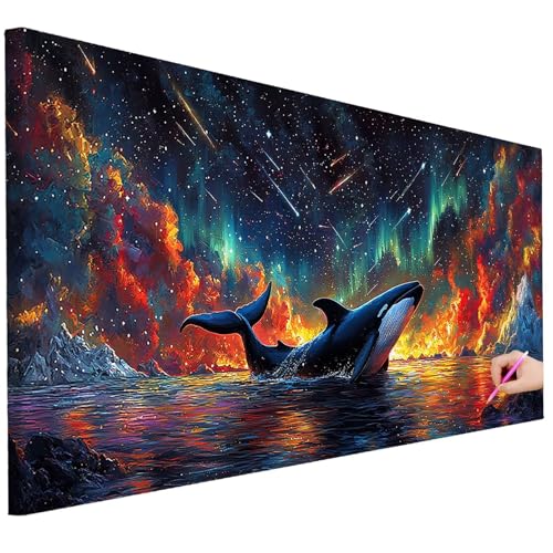 Diamond Painting Erwachsene Sternenhimmel Diamond Painting XXL 250x100cm 5D Wal Diamant Kunst Groß Set Basteln Erwachsene Diamant Malerei Stickerei Kreuzstich Set für Deko Geschenke für Frauen C-37 von Ciooyxee