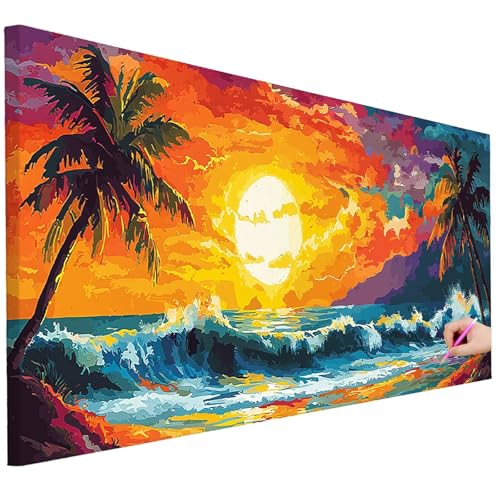 Diamond Painting Erwachsene Strand Diamond Painting XXL 250x100cm 5D Landschaft Diamant Kunst Groß Set Basteln Erwachsene Diamant Malerei Stickerei Kreuzstich Set für Deko Geschenke für Frauen C-97 Diamond Painting Erwachsene Strand Diamond Painting XXL 250x100cm 5D Landschaft Diamant Kunst Groß Set Basteln Erwachsene Diamant Malerei Stickerei Kreuzstich Set für Deko Geschenke für Frauen C-97 von Ciooyxee
