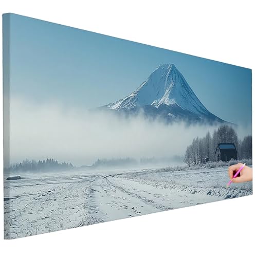 Diamond Painting XXL Groß 100x40cm Diamond Painting Berg Bilder Set 5D Diamant Kunst Landschaft Bastelset Erwachsene, DIY Full Diamant Malerei Kreativ Set für Erwachsene für Wanddeko Geschenke K-88 von Ciooyxee