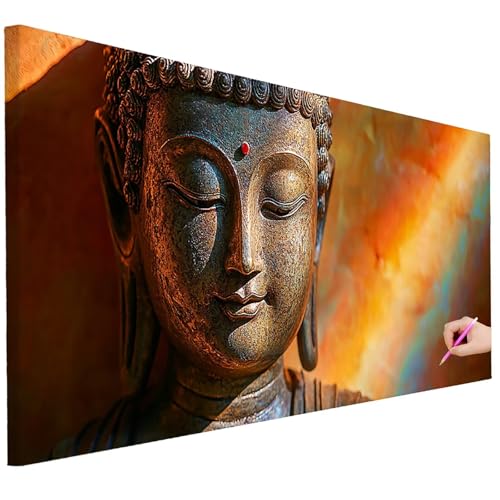 Diamond Painting XXL Groß 150x60cm Diamond Painting Retro Bilder Set 5D Diamant Kunst Religion Bastelset Erwachsene, DIY Full Diamant Malerei Kreativ Set für Erwachsene für Wanddeko Geschenke B-47 von Ciooyxee