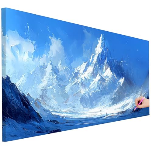 Diamond Painting XXL Groß 200x80cm Diamond Painting Berg Bilder Set 5D Diamant Kunst Landschaft Bastelset Erwachsene, DIY Full Diamant Malerei Kreativ Set für Erwachsene für Wanddeko Geschenke B-55 von Ciooyxee