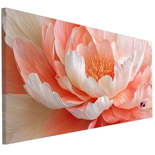 Diamond Painting XXL Groß 250x100cm Diamond Painting Blumen Bilder Set 5D Diamant Kunst Aesthetic Bastelset Erwachsene, DIY Full Diamant Malerei Kreativ Set für Erwachsene für Wanddeko Geschenke M-82 von Ciooyxee