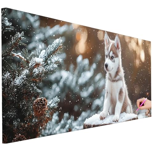 Diamond Painting XXL Groß 250x100cm Diamond Painting Hund Bilder Set Diamant Kunst Tiere Bastelset Erwachsene Zimmer Deko, DIY Full Diamant Malerei Kreativ Set für Erwachsene Wanddeko Geschenke I-48 Diamond Painting XXL Groß 250x100cm Diamond Painting Hund Bilder Set Diamant Kunst Tiere Bastelset Erwachsene Zimmer Deko, DIY Full Diamant Malerei Kreativ Set für Erwachsene Wanddeko Geschenke I-48 von Ciooyxee