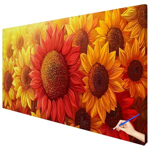 Malen Nach Zahlen Erwachsene Blumen 150x60cm XXL Malen Nach Zahlen Kinder ab 10 DIY Set Erwachsene Anfänger Paint by Numbers Herbst Handgemalt Ölgemälde Leinwand Kit für Geschenke Herbstdeko D-12 Malen Nach Zahlen Erwachsene Blumen 150x60cm XXL Malen Nach Zahlen Kinder ab 10 DIY Set Erwachsene Anfänger Paint by Numbers Herbst Handgemalt Ölgemälde Leinwand Kit für Geschenke Herbstdeko D-12 von Ciooyxee