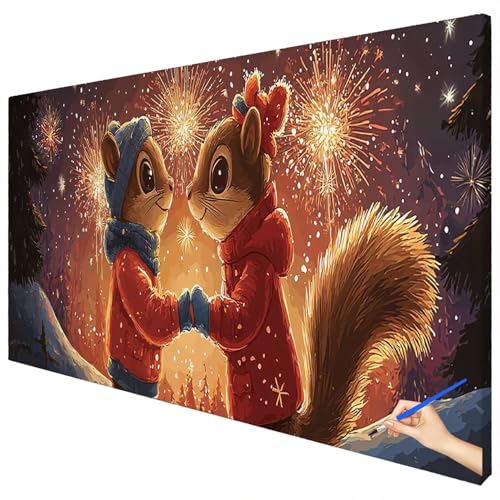 Malen Nach Zahlen Erwachsene Groß 100x40cm Malen Nach Zahlen Tiere Basteln Erwachsene Weihnachten Paint by Numbers Adult Kit DIY Acrylfarbe Ölgemälde Set Geschenke für Frauen Herbst Dekoration C-76 Malen Nach Zahlen Erwachsene Groß 100x40cm Malen Nach Zahlen Tiere Basteln Erwachsene Weihnachten Paint by Numbers Adult Kit DIY Acrylfarbe Ölgemälde Set Geschenke für Frauen Herbst Dekoration C-76 von Ciooyxee