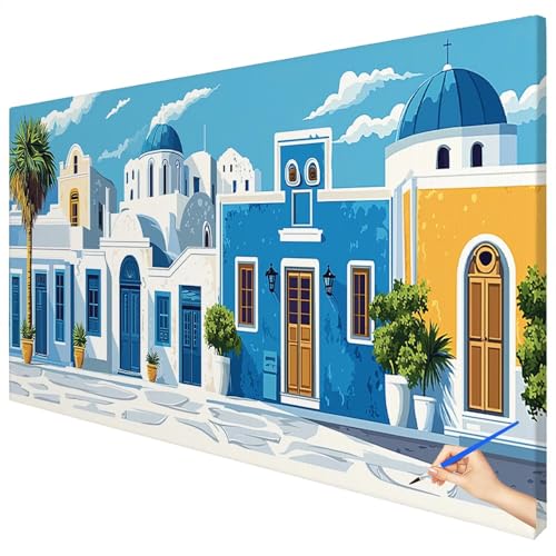 Malen Nach Zahlen Erwachsene Groß 70x30cm Malen Nach Zahlen Italien Basteln Erwachsene Landschaft Paint by Numbers Adult Kit DIY Acrylfarbe Ölgemälde Set Geschenke für Frauen Herbst Dekoration B-25 Malen Nach Zahlen Erwachsene Groß 70x30cm Malen Nach Zahlen Italien Basteln Erwachsene Landschaft Paint by Numbers Adult Kit DIY Acrylfarbe Ölgemälde Set Geschenke für Frauen Herbst Dekoration B-25 von Ciooyxee