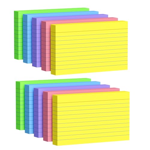 Farbige Karteikarten, 7,6 x 12,7 cm Farbige Karteikarten, 7,6 x 12,7 cm von Ciphyfee