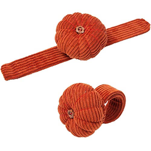 Cipliko Handgelenk-Nadelkissen - Kürbis Armband Nadelkissen | Tragbarer Nähnadel-Nadelkissenhalter mit Gummiband Tragbares Kürbis-Nadelkissen zum Nähen von Cipliko