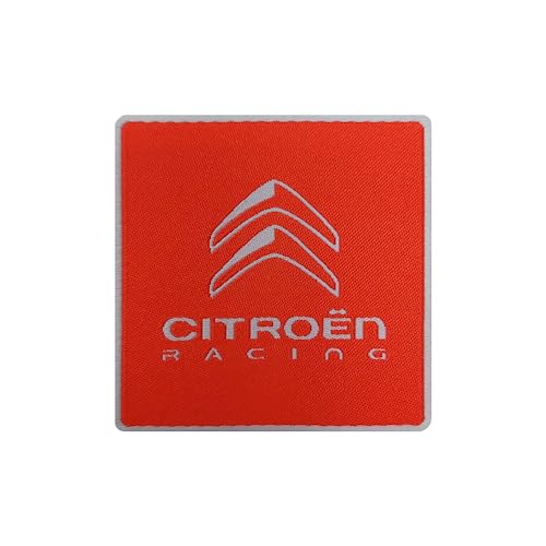 Citroen Racing Patch, offizielle Patch, Rot, 60 mm von Citroen