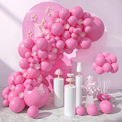 Ballonbogen Kit rosa 108 Stück Luftballons Pastellrosa 5 10 12 18 Zoll Luftballons Hellrosa für Babyparty Geburtstag Hochzeit Ostern Party Dekorationen (rosa) (Rosa) (Rosa) von CizmuoBen