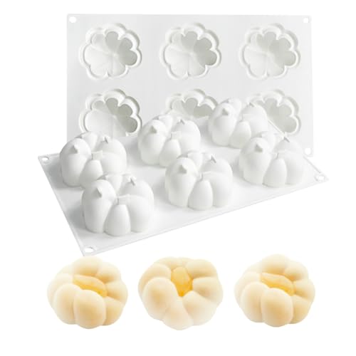 Cjeuxnr Silikonform mit 6 Gliedern, zwei Formen, für Mousse, Aroma, Kerzen, Dekoration, Schokolade, Süßigkeiten, Ton, Harz, Epoxidharz Cjeuxnr Silikonform mit 6 Gliedern, zwei Formen, für Mousse, Aroma, Kerzen, Dekoration, Schokolade, Süßigkeiten, Ton, Harz, Epoxidharz von Cjeuxnr