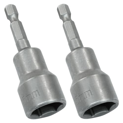 Cjueiom Steckschlüssel-Set, 15 mm, Schnellwechsel-Sechskantschaft, 65 mm Länge, metrischer Bit für Holzbearbeitung, Maschinenwartung, Autoreparatur, Möbel, 2 Stück Cjueiom Steckschlüssel-Set, 15 mm, Schnellwechsel-Sechskantschaft, 65 mm Länge, metrischer Bit für Holzbearbeitung, Maschinenwartung, Autoreparatur, Möbel, 2 Stück von Cjueiom