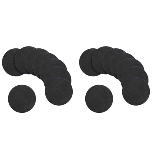 ClAZTyict 16 Stück 15Cm Schwarz Mandala Kraft Papier Runder Karton zum Malen DIY Kartons für Künstler Maler von ClAZTyict