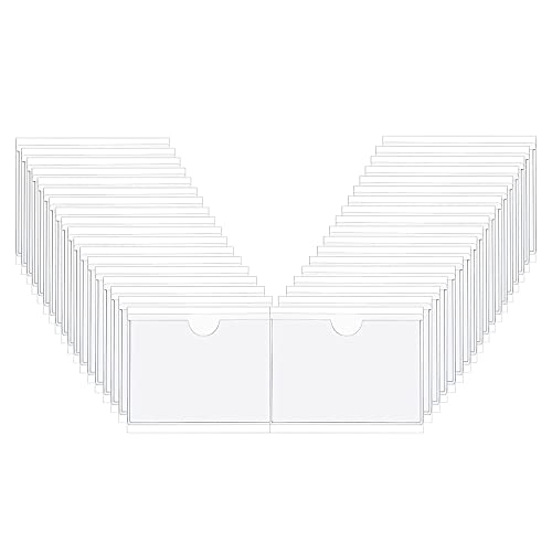 ClAZTyict 36 StüCk Selbstklebender Etiketten Karten Halter Kartei Halter 6X8,5Cm Durchsichtiger Plastik Karten Halter Selbstklebender Etiketten Halter ClAZTyict 36 StüCk Selbstklebender Etiketten Karten Halter Kartei Halter 6X8,5Cm Durchsichtiger Plastik Karten Halter Selbstklebender Etiketten Halter von ClAZTyict
