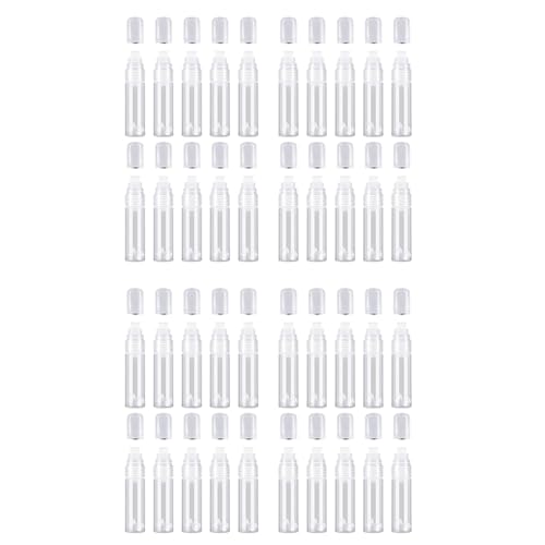 ClAZTyict 40Er-Pack Nachfüllbare Acrylfarben-Marker, 15 mm, Leere Acryl-Marker, Klare Weiße Farbmarkierungsstifte für Steinmalerei, von ClAZTyict