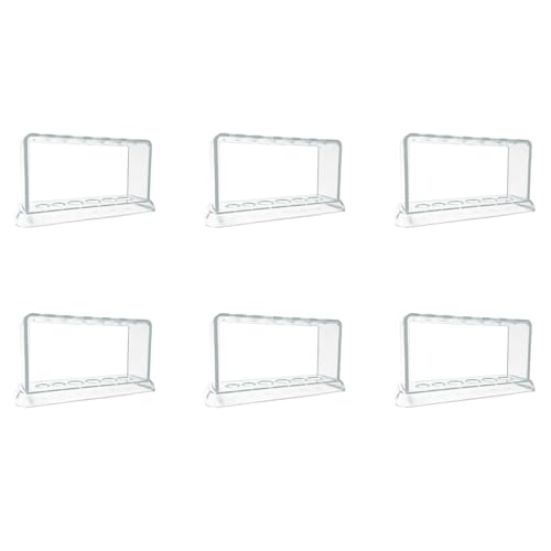 ClAZTyict 6X Kunststoff Klarer Reagenzglas Tube Halter 6 Loch StäNder Labor Reagenzglas Tube StäNder Regal Schul Bedarf Labor Ausstattung 16,7 X 8 X 3 cm ClAZTyict 6X Kunststoff Klarer Reagenzglas Tube Halter 6 Loch StäNder Labor Reagenzglas Tube StäNder Regal Schul Bedarf Labor Ausstattung 16,7 X 8 X 3 cm von ClAZTyict