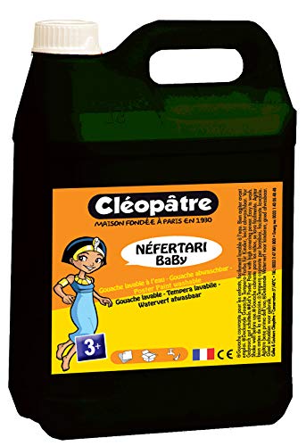 Cléopâtre Gouache Néfertari Baby Farben, schwarz, 5 L von Cléopâtre