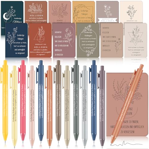 Clabby 12 Set Dankeschön Geschenk für Kollegen Lehrer 12 Kleine Inspirierende Notizbücher 12 Motivierender Kugelschreiber Geschenk für Büro Weihnachten(Großartige Kollegen sind schwer zu finden) Clabby 12 Set Dankeschön Geschenk für Kollegen Lehrer 12 Kleine Inspirierende Notizbücher 12 Motivierender Kugelschreiber Geschenk für Büro Weihnachten(Großartige Kollegen sind schwer zu finden) von Clabby