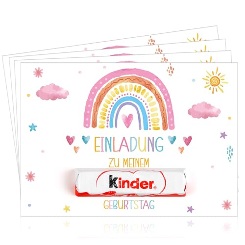 Clabby 12 Sets Regenbogen Einladungskarten zum Kindergeburtstag mit 12 Briefumschläge Regenbogen Geburtstag Einladung für Mädchen Jungen Partyeinladungen OHNE Kinderschokolade Clabby 12 Sets Regenbogen Einladungskarten zum Kindergeburtstag mit 12 Briefumschläge Regenbogen Geburtstag Einladung für Mädchen Jungen Partyeinladungen OHNE Kinderschokolade von Clabby