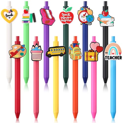 Clabby 12 Stück Süße Stifte für Lehrer Lustige Dankeschön Kugelschreiber Geschenke für Erzieher Weihnachten Schule Bürobedarf Buntes Schreibzubehör Geschenke für Lehrerin Anerkennungswoche Clabby 12 Stück Süße Stifte für Lehrer Lustige Dankeschön Kugelschreiber Geschenke für Erzieher Weihnachten Schule Bürobedarf Buntes Schreibzubehör Geschenke für Lehrerin Anerkennungswoche von Clabby