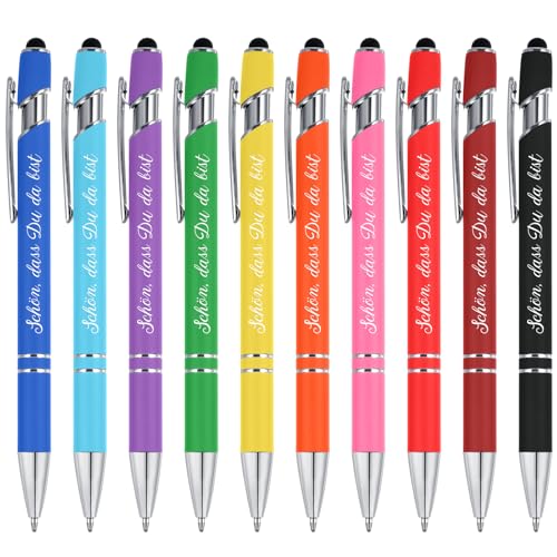 Clabby 30 Stück Schön, dass du da bist Kugelschreiber mit Touchpen Stifte mit Spruch Gastgeschenk für Hochzeit Konfirmation Kommunion Taufe Babyparty Geburtstag Dankeschön Geschenk für Gäste Clabby 30 Stück Schön, dass du da bist Kugelschreiber mit Touchpen Stifte mit Spruch Gastgeschenk für Hochzeit Konfirmation Kommunion Taufe Babyparty Geburtstag Dankeschön Geschenk für Gäste von Clabby