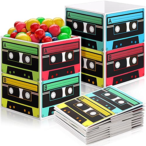 Clabby 8 Stücke 80er 90er Kassetten Eimer Herzstück, 80er Party Zubehör und 90er Themen Partys, 5,5 x 7 Zoll Kassetten Tischdekoration, Retro Hip Hop Musik Kultur Party für Erwachsene Kinder Clabby 8 Stücke 80er 90er Kassetten Eimer Herzstück, 80er Party Zubehör und 90er Themen Partys, 5,5 x 7 Zoll Kassetten Tischdekoration, Retro Hip Hop Musik Kultur Party für Erwachsene Kinder von Clabby