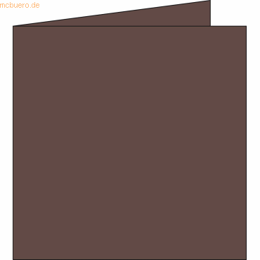 10 x Clairefontaine Doppelkarte Pollen 135x135mm 210g VE=25 Stück brau 10 x Clairefontaine Doppelkarte Pollen 135x135mm 210g VE=25 Stück brau von Clairefontaine