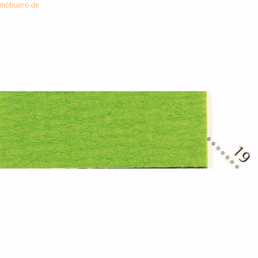 10 x Clairefontaine Krepppapier Premium 2,5x0,5m apfelgrün 10 x Clairefontaine Krepppapier Premium 2,5x0,5m apfelgrün von Clairefontaine