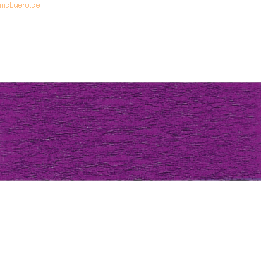10 x Clairefontaine Krepppapier Premium 2,5x0,5m violett von Clairefontaine