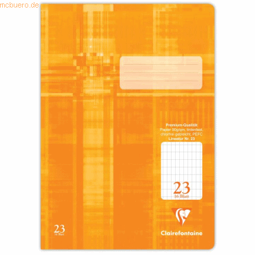 25 x Clairefontaine Schulheft A4 32 Blatt Lineatur 32 rautiert 5/9mm 25 x Clairefontaine Schulheft A4 32 Blatt Lineatur 32 rautiert 5/9mm von Clairefontaine